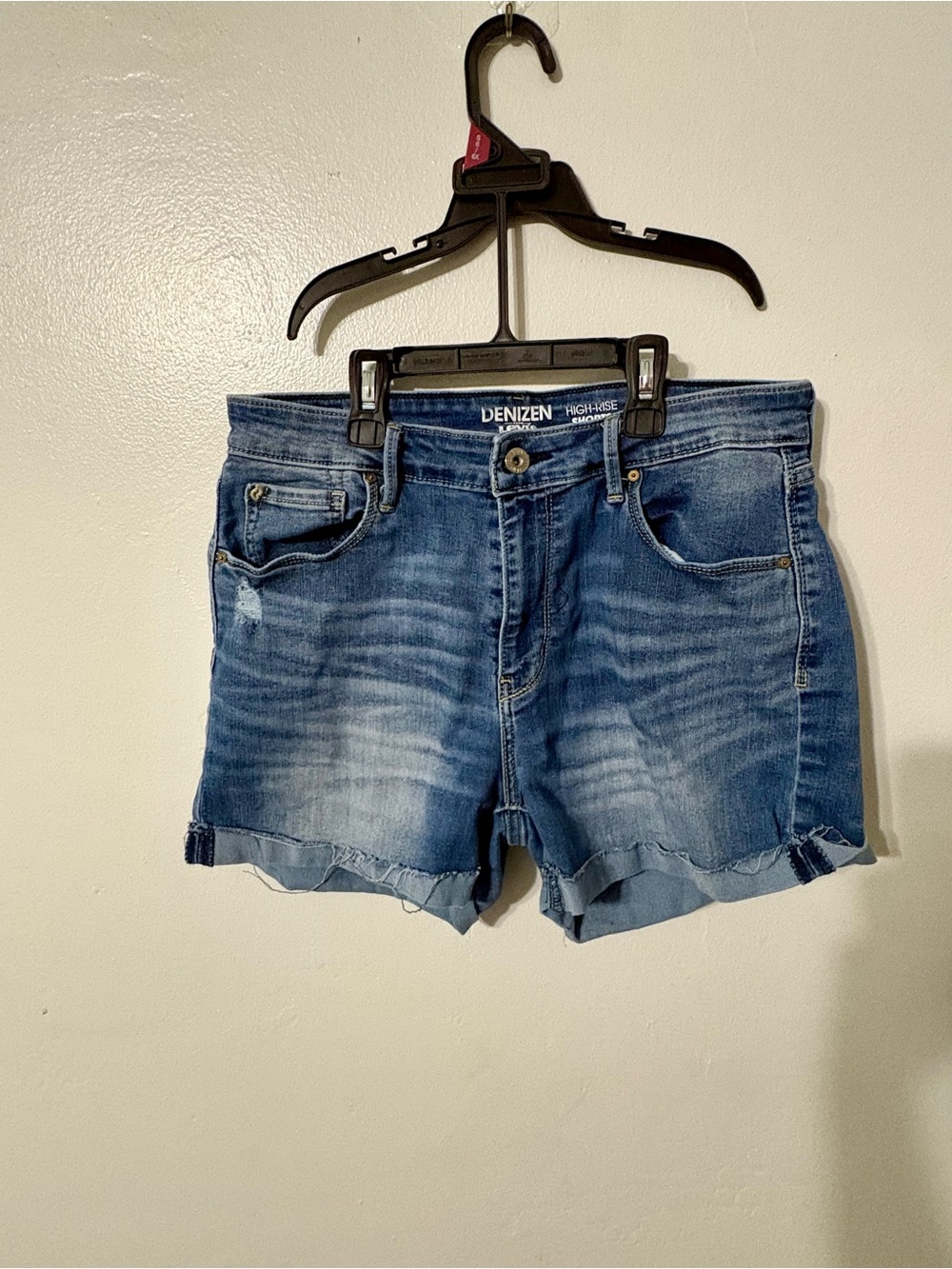 Levi's Blue Denim Rolled-Hem Women's Shorts